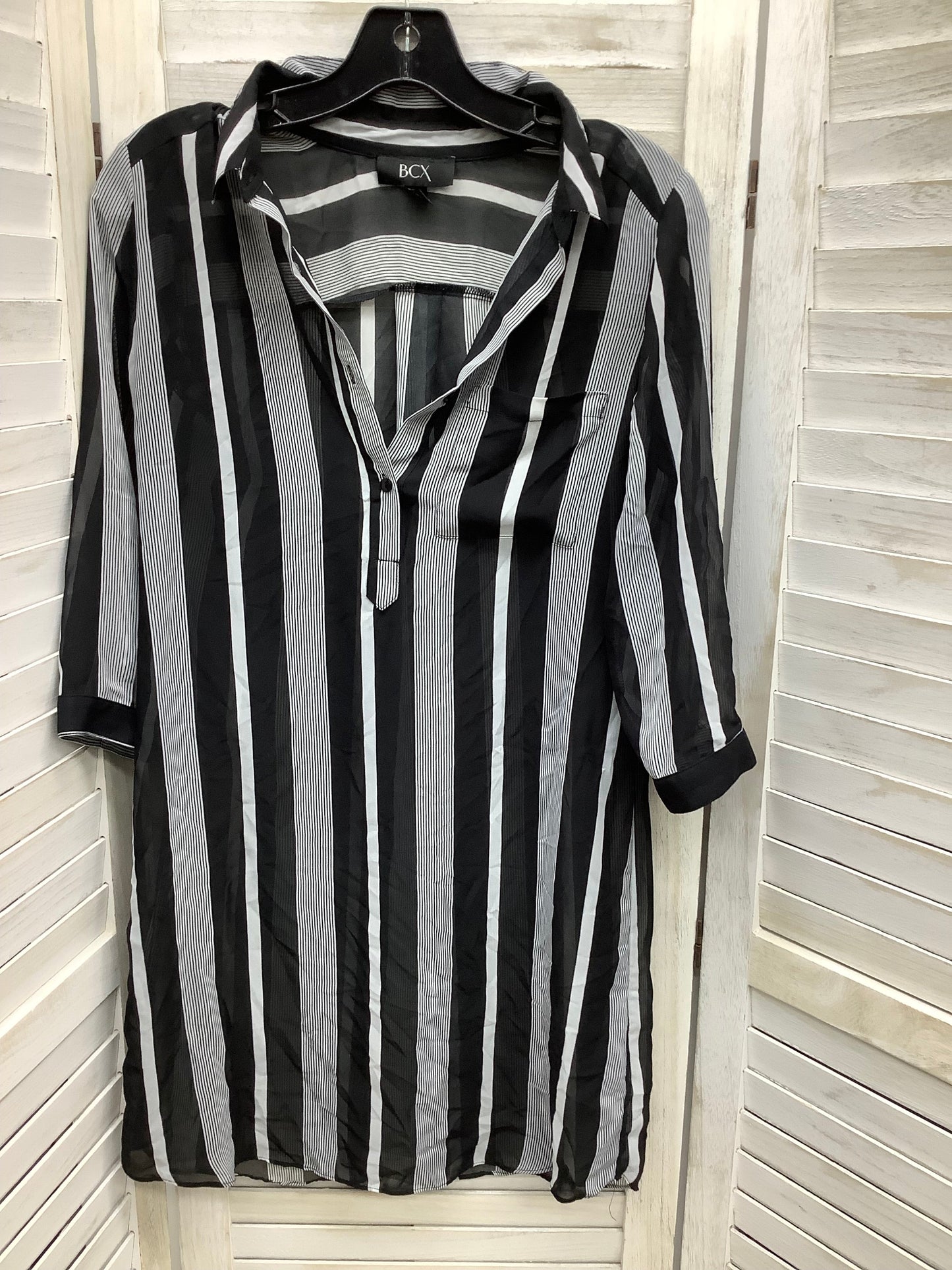 Tunic 3/4 Sleeve By Bcx  Size: S