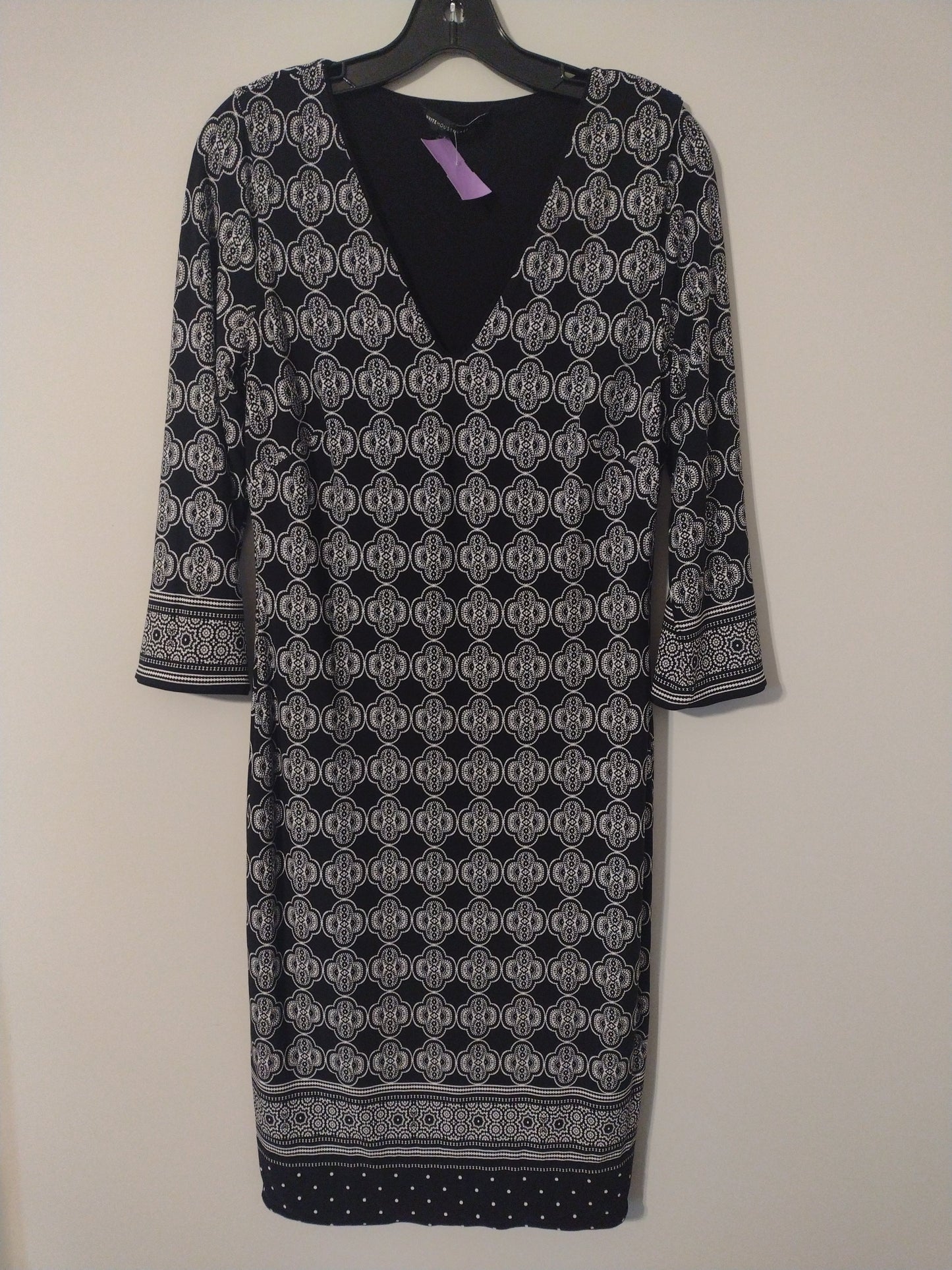 Dress Casual Midi By White House Black Market  Size: S
