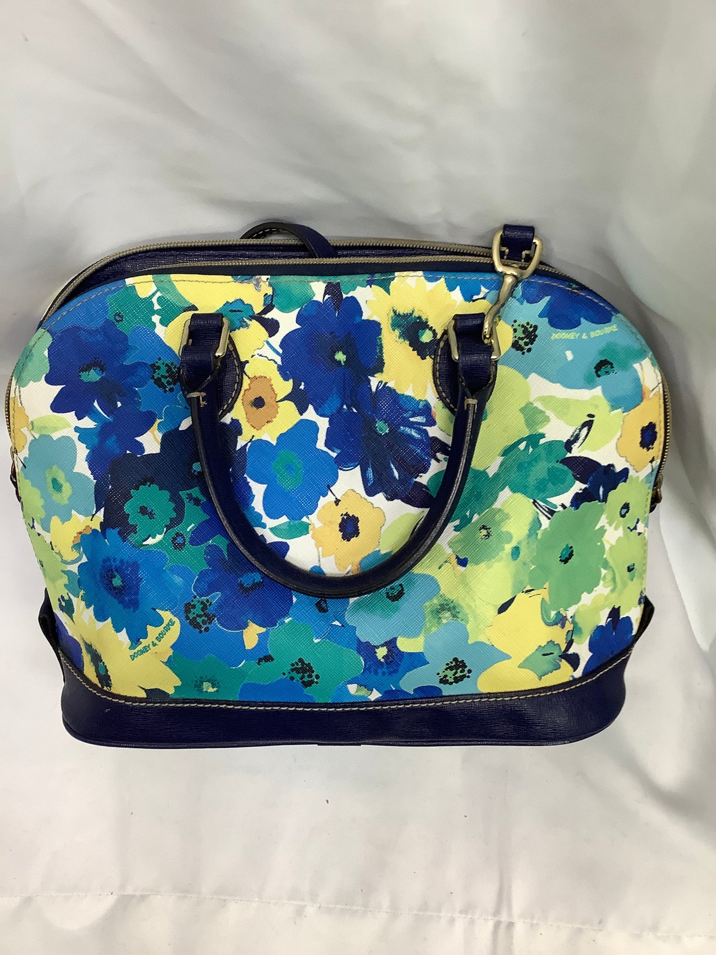 Handbag Designer By Dooney And Bourke In Floral Print, Size:Medium