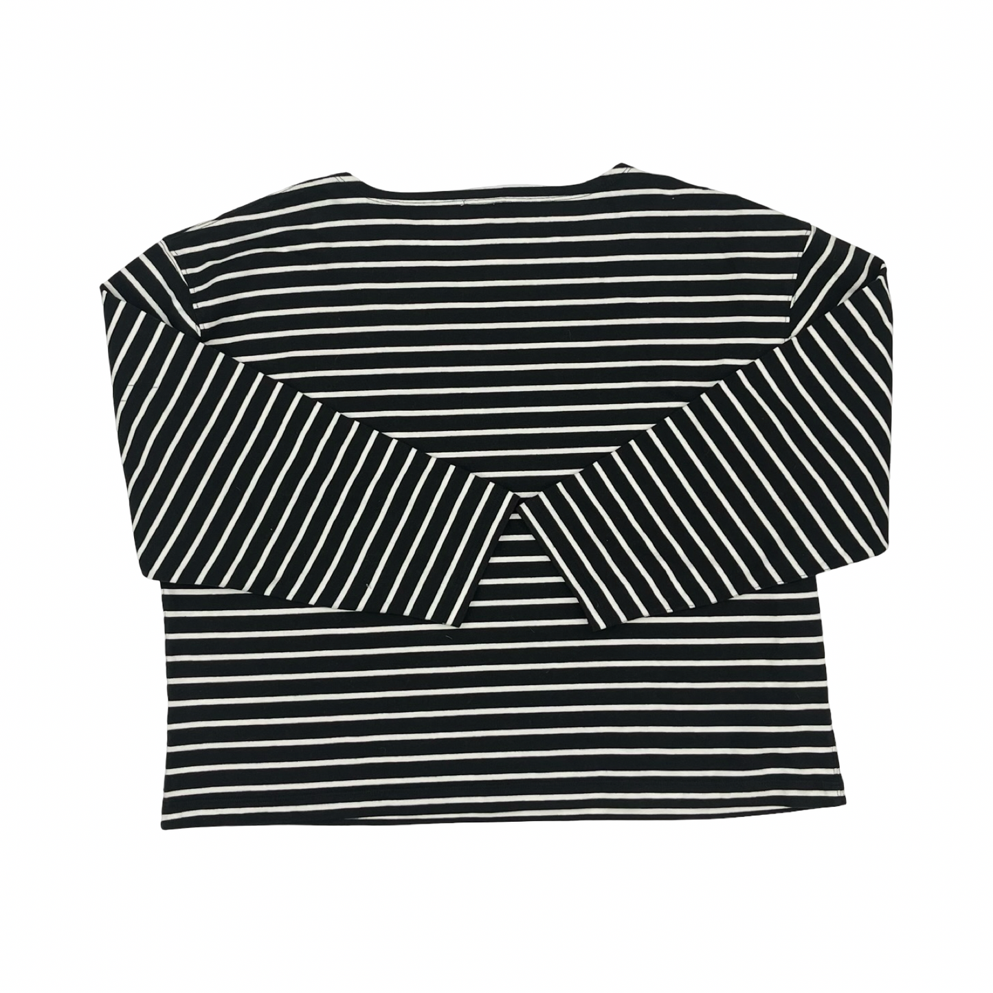 Top Ls By J. Crew In Black & White, Size:2X
