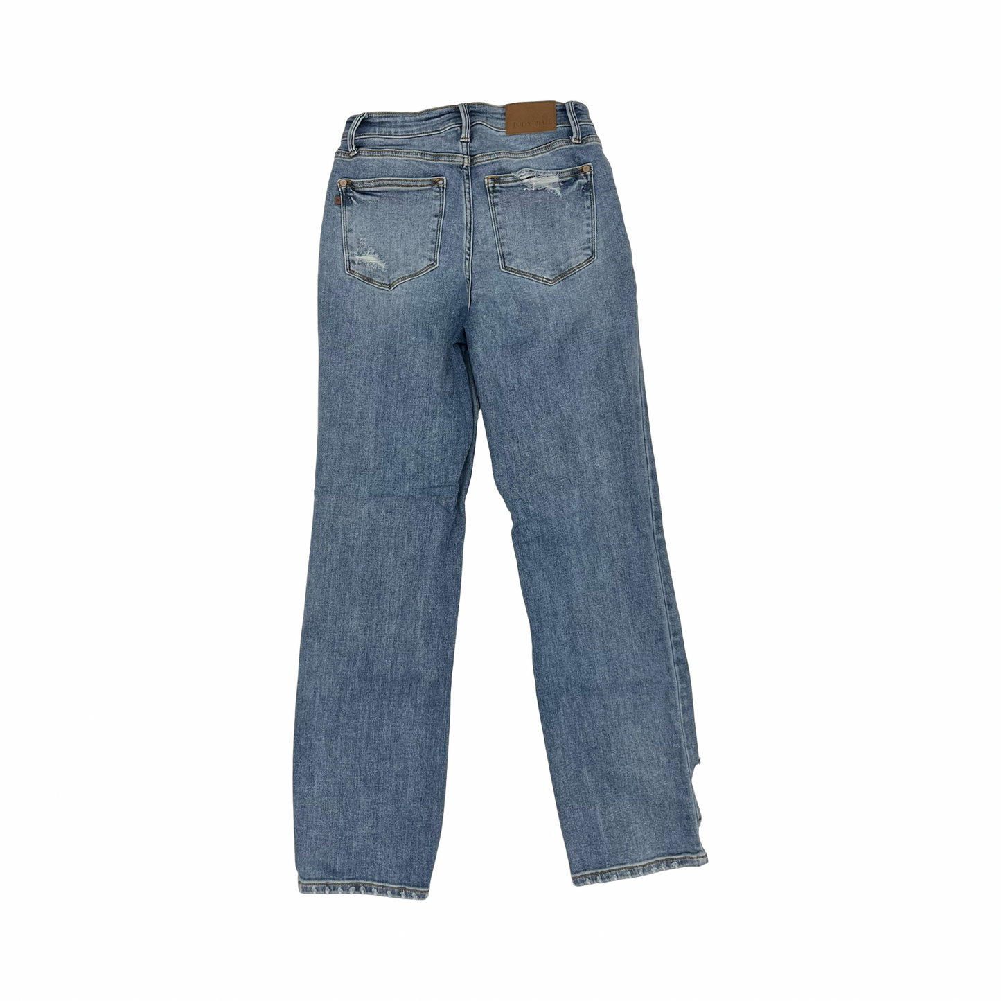Jeans Straight By Judy Blue In Blue Denim, Size:2