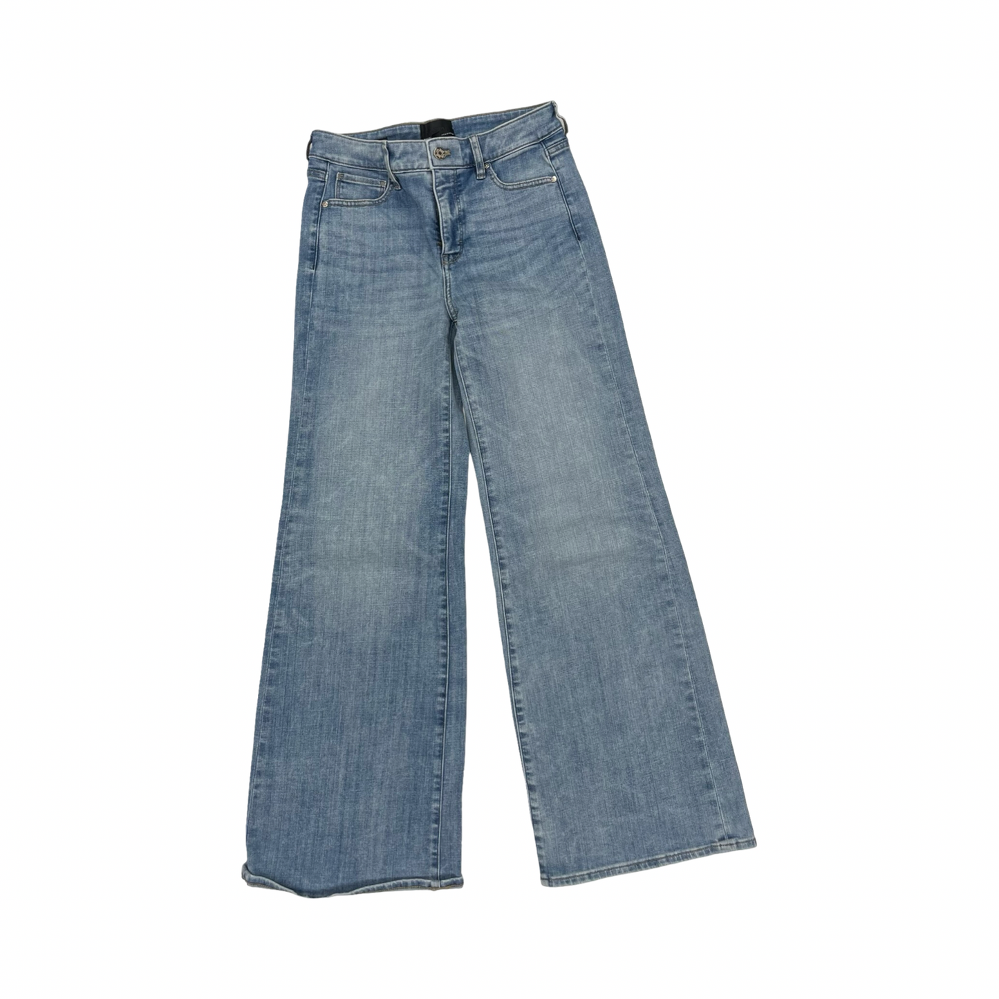 Jeans Wide Leg By White House Black Market In Blue Denim, Size:4