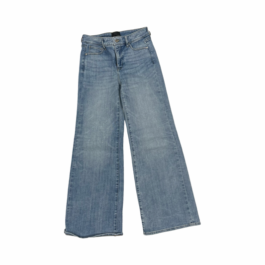 Jeans Wide Leg By White House Black Market In Blue Denim, Size:4