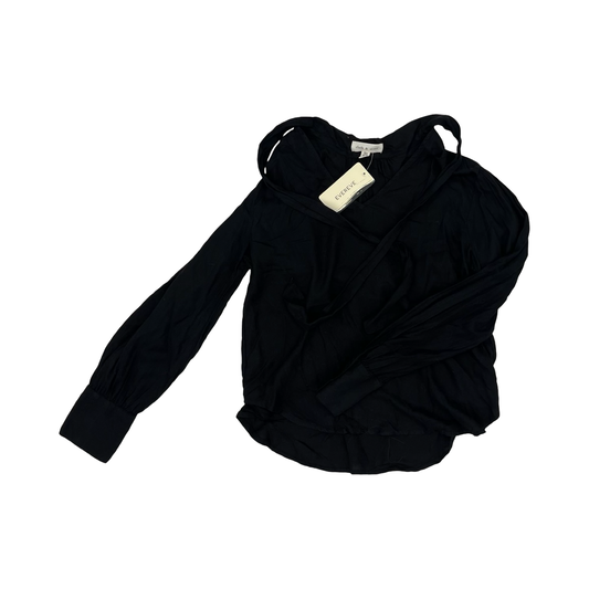 Blouse Ls By Cloth And Stone In Black, Size:Xs