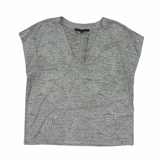 Blouse Ss By White House Black Market In Silver, Size:L