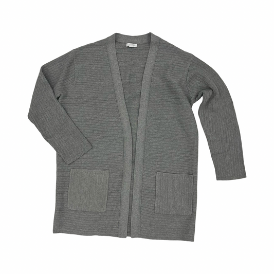 Sweater Cardigan By J. Jill In Grey, Size:S