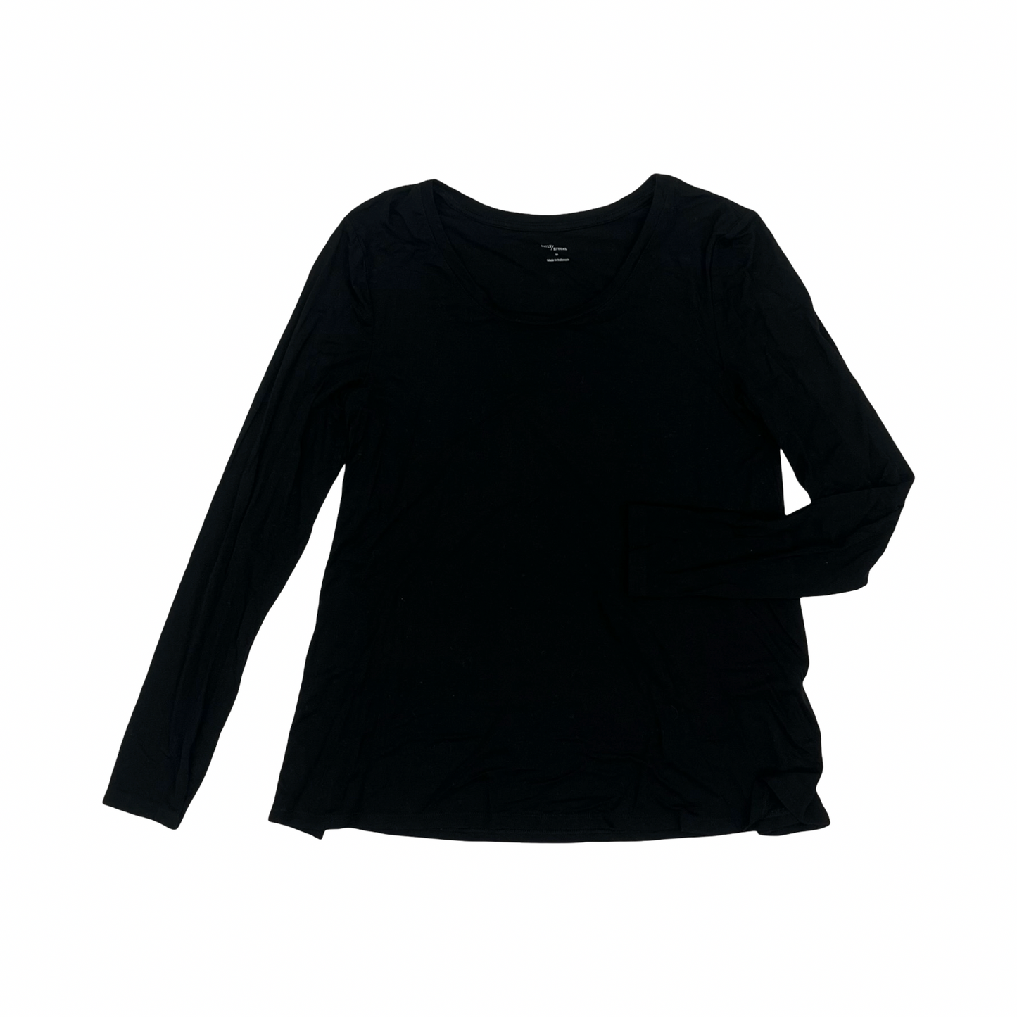 Top Ls By Daily Ritual In Black, Size:M