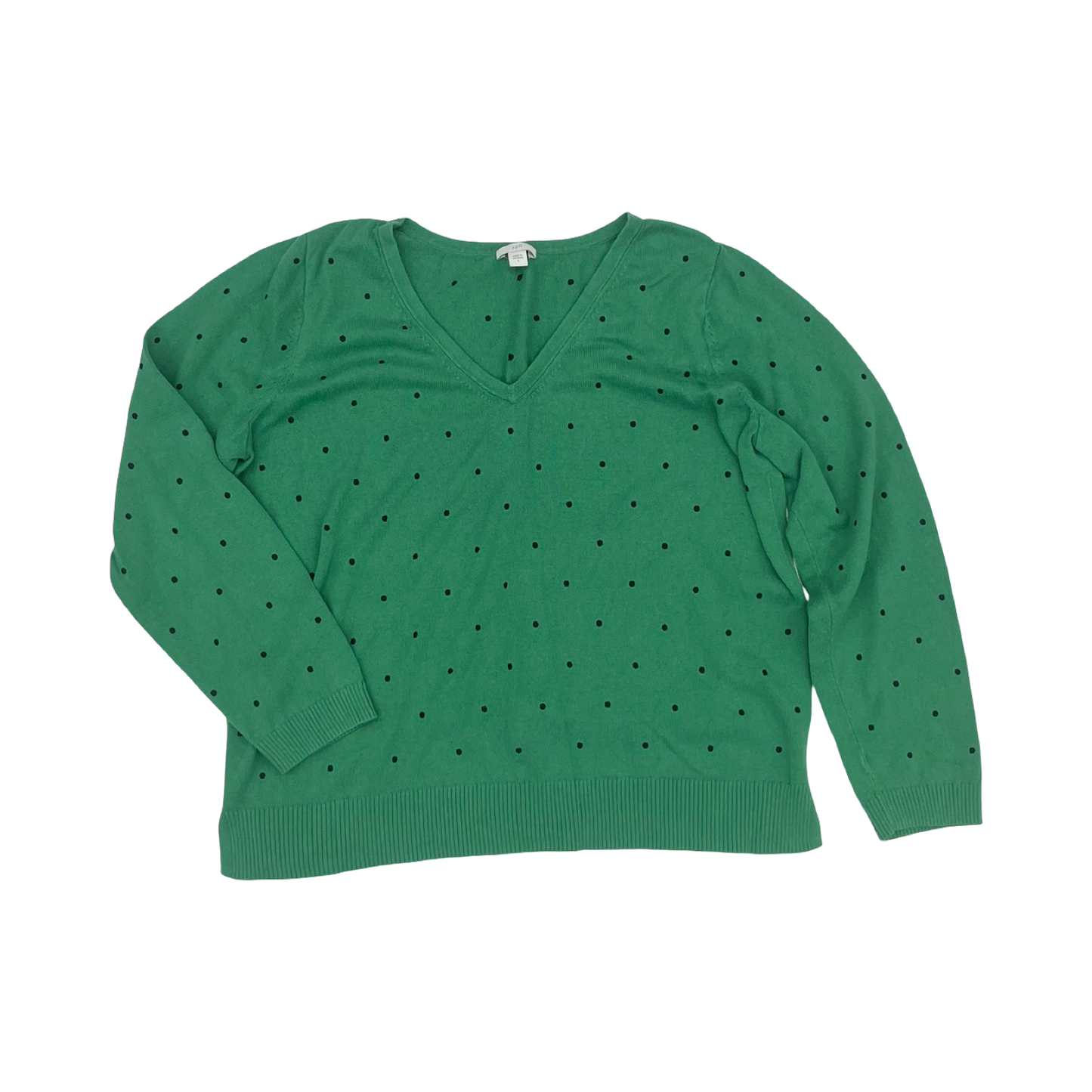 Sweater By J. Jill In Green, Size:L