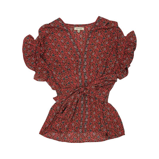 Blouse Ss By Max Studio In Pink, Size:S