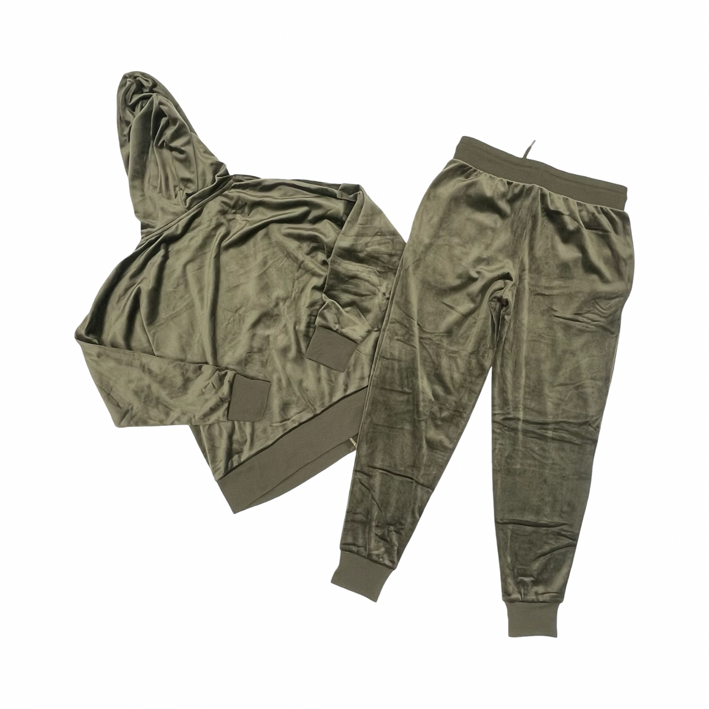 Lounge Set Pants By Felina In Green, Size:S