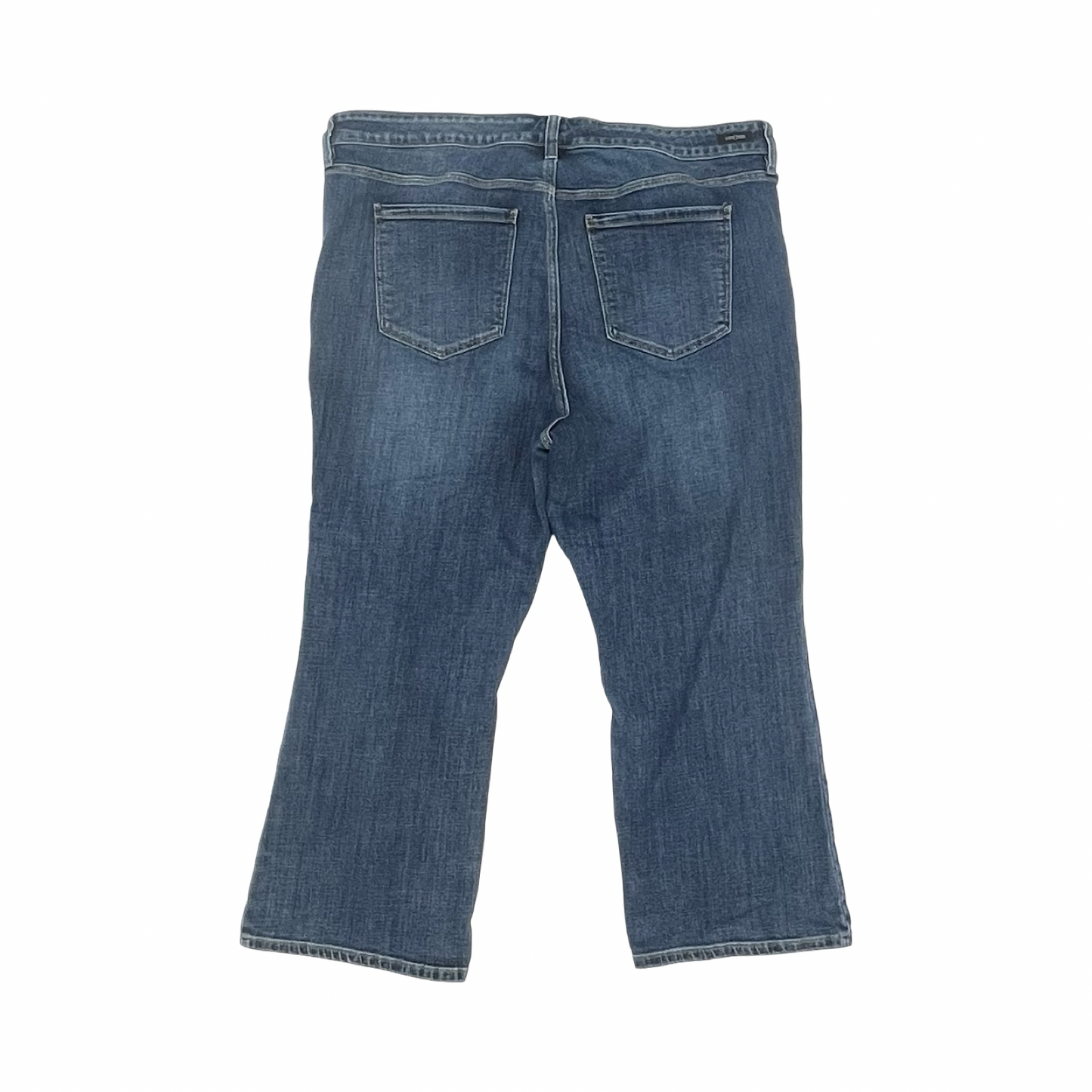 Jeans Wide Leg By Liverpool In Blue Denim, Size:20