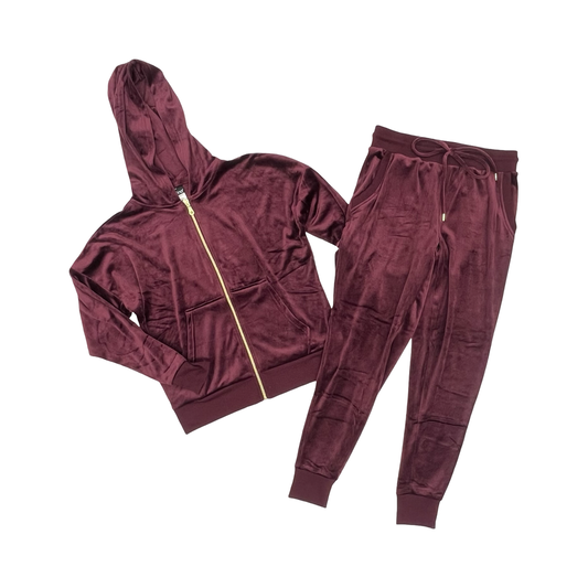 Lounge Set Pants By Felina In Purple, Size:S