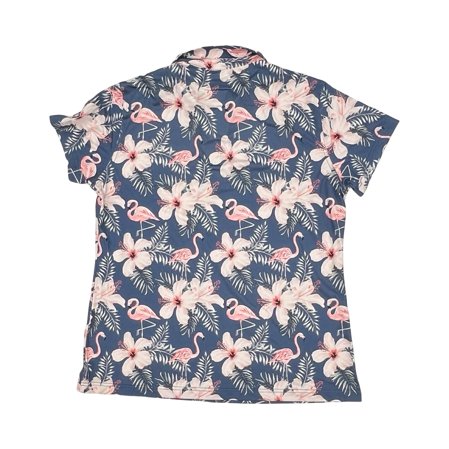 Athletic Top Ss By Clothes Mentor In Tropical Print, Size:Xl