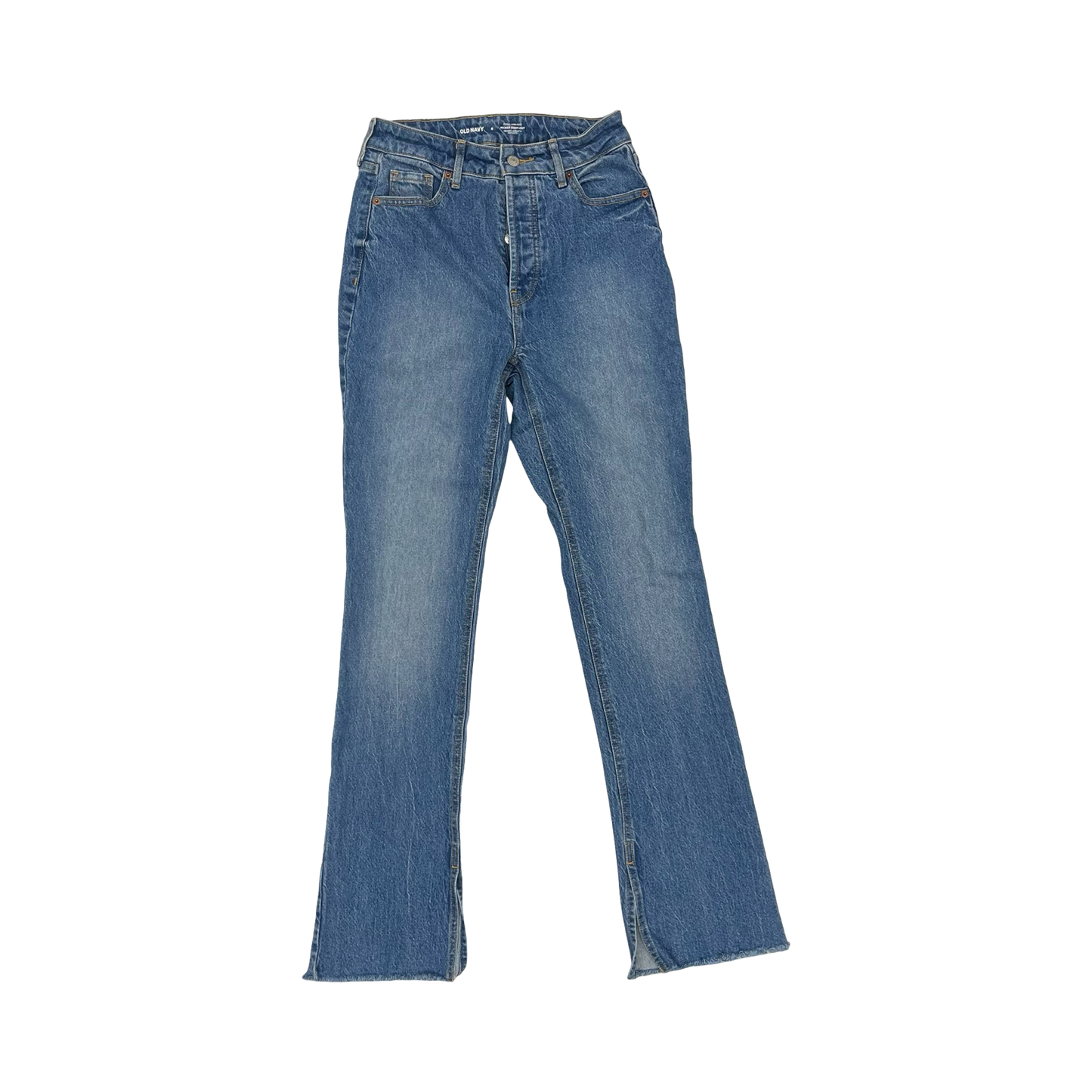 Jeans Boot Cut By Old Navy In Blue Denim, Size:0
