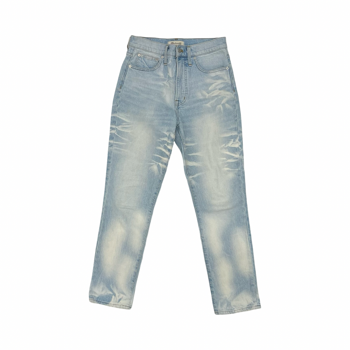 Jeans Straight By Madewell In Blue Denim, Size:4