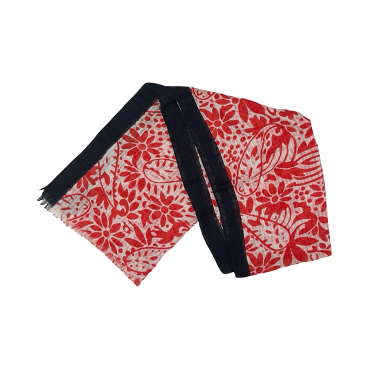 Scarf Long By Christopher And Banks In Blue & Red & White