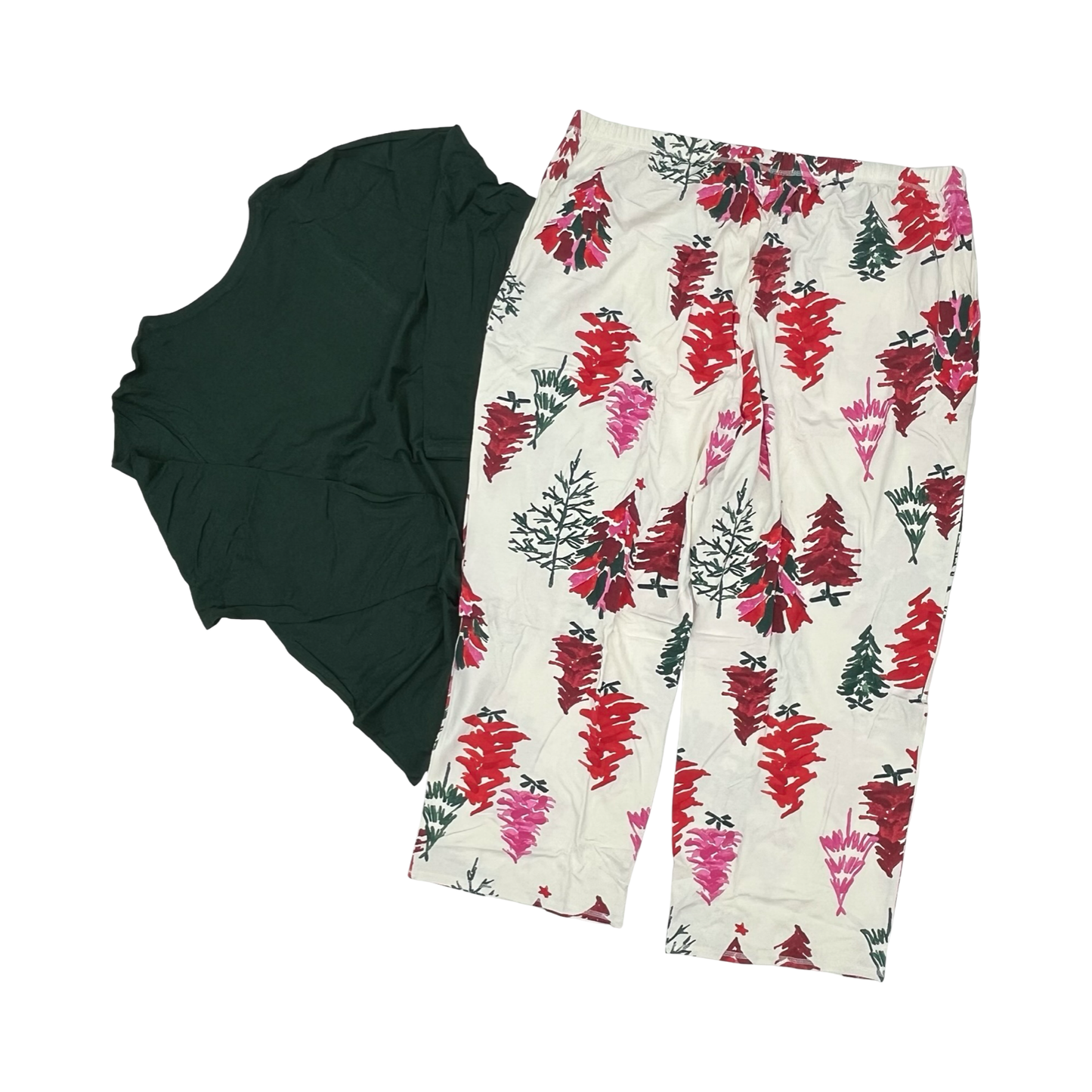 Pajamas 2Pc By Cacique In Green, Size:3X