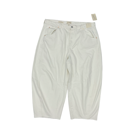 Jeans Straight By Universal Thread In Cream, Size:20