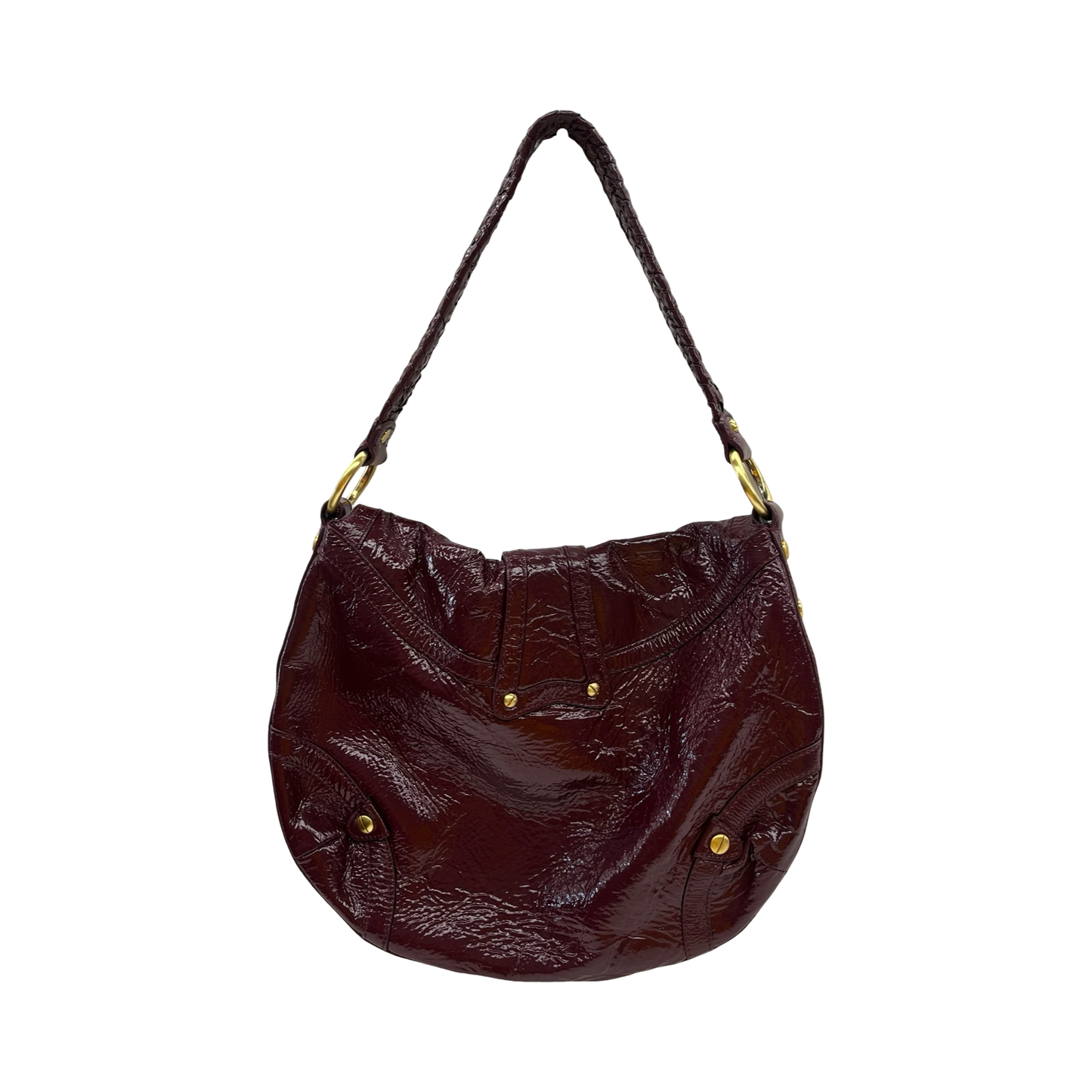Handbag Leather By Elliot Lucca In Red, Size:Medium