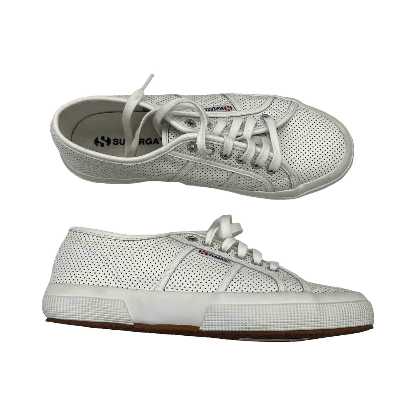 Shoes Sneakers By Superga In White, Size:10