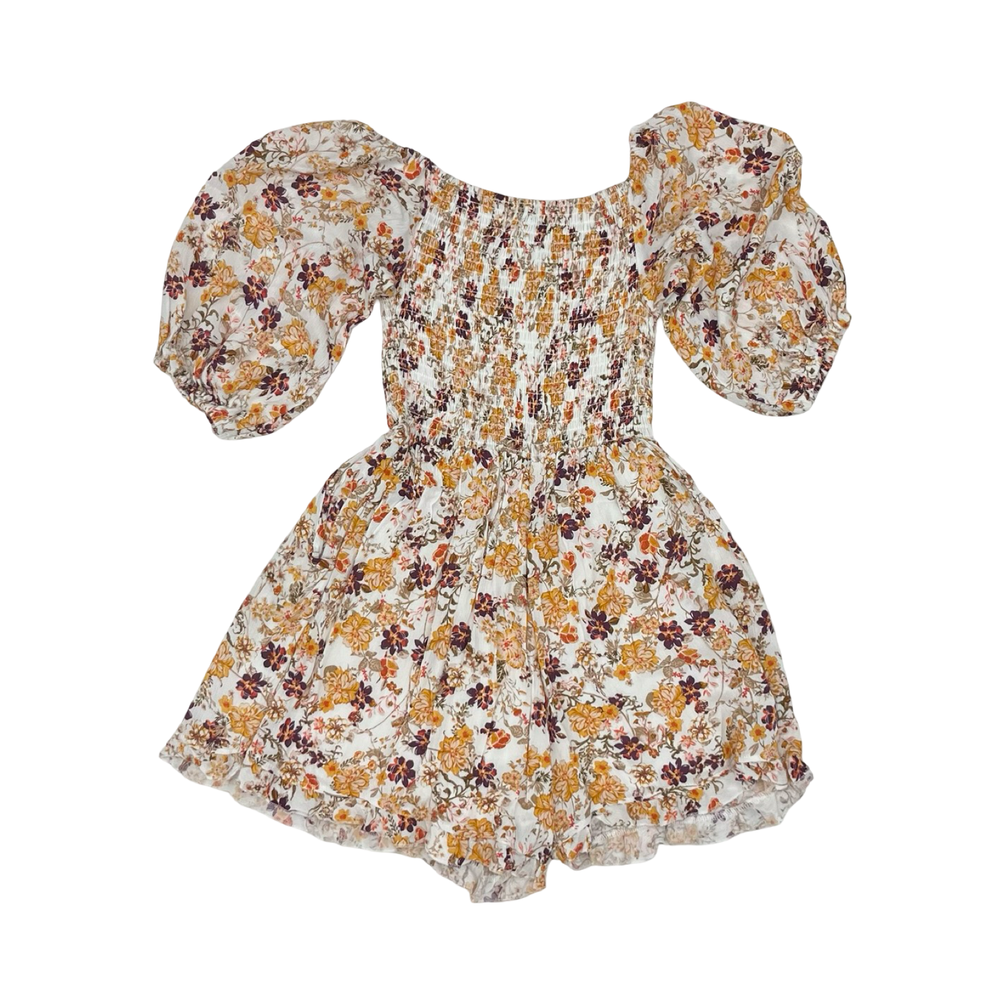 Romper By Blue Rain In Floral Print, Size:Xs