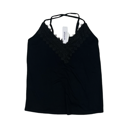 Top Sleeveless By Nine Britton In Black, Size:M