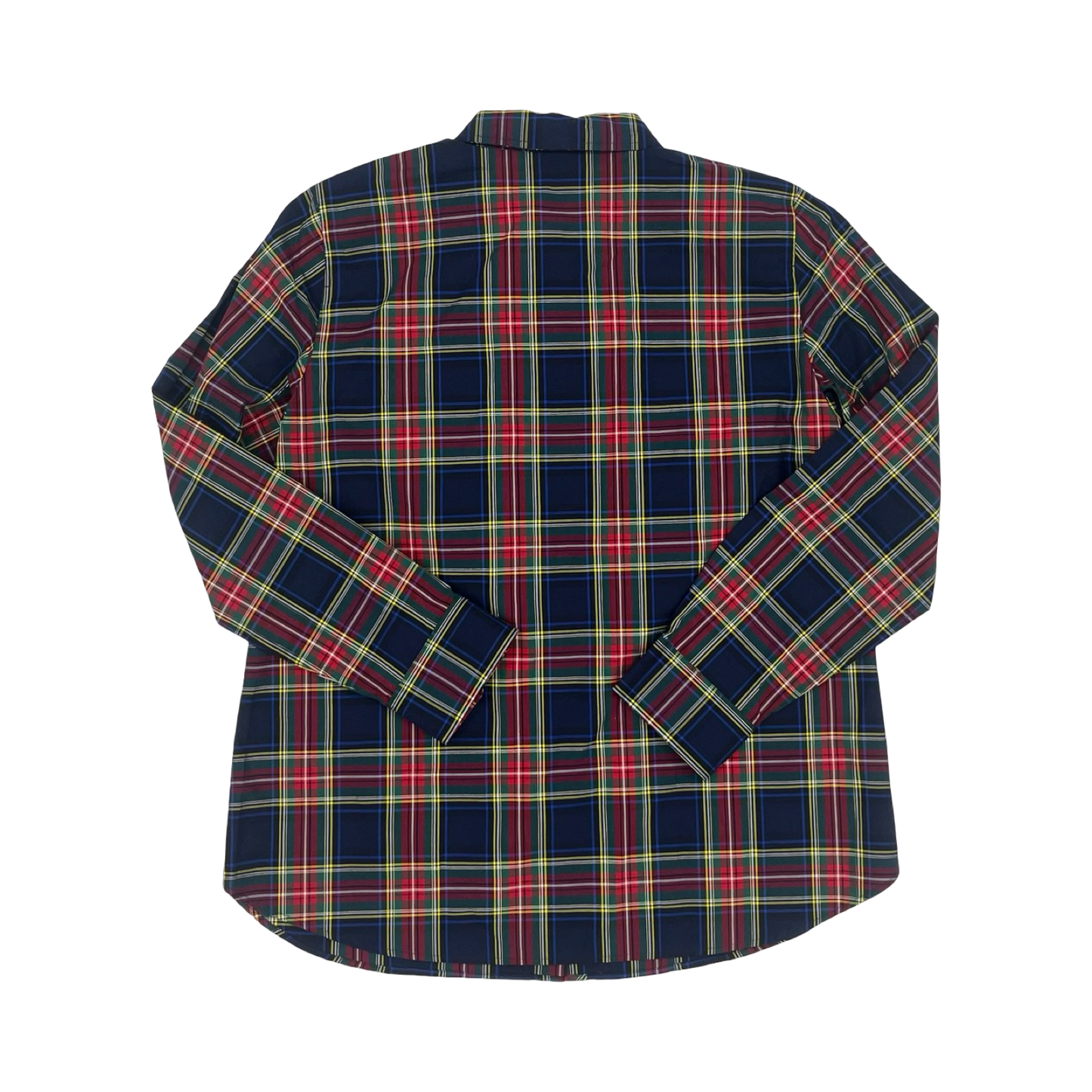 Blouse Ls By Talbots In Plaid Pattern, Size:L