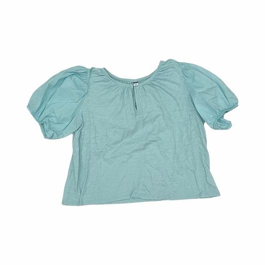 Blouse Ss By Le Caviar In Blue, Size:Xxl