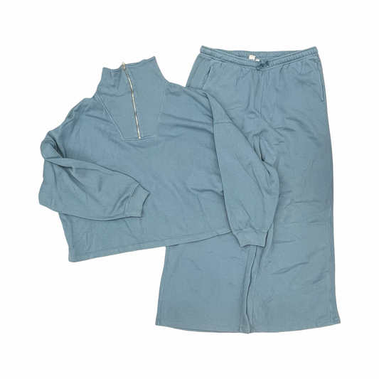 Lounge Set Pants By Gap In Blue, Size:Xl