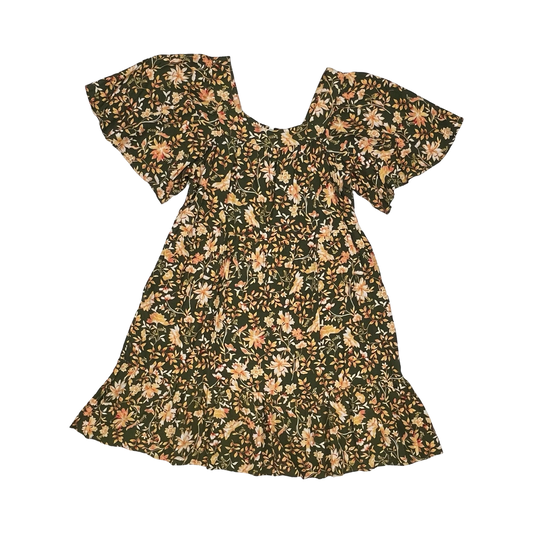 Dress Casual Short By Maurices In Green & Orange, Size:Xl