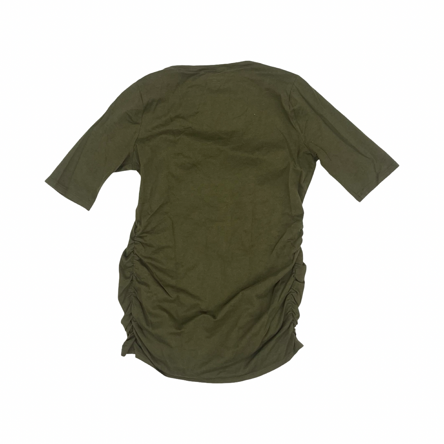 Mat Top Ss By Motherhood In Green, Size:Xs