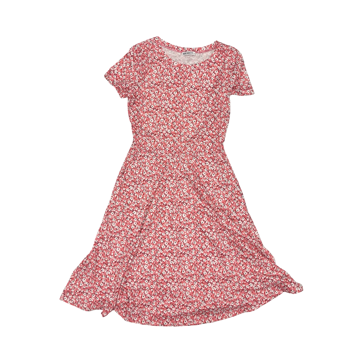 Dress Casual Short By Cmf In Pink & White, Size:S