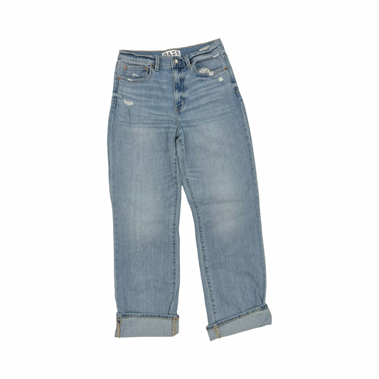 Jeans Straight By Daze In Blue Denim, Size:6