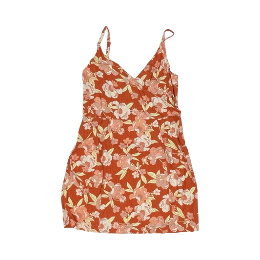 Dress Casual Short By Clothes Mentor In Orange, Size:Xl