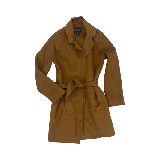Coat Wool By Rachel Zoe In Brown, Size:M