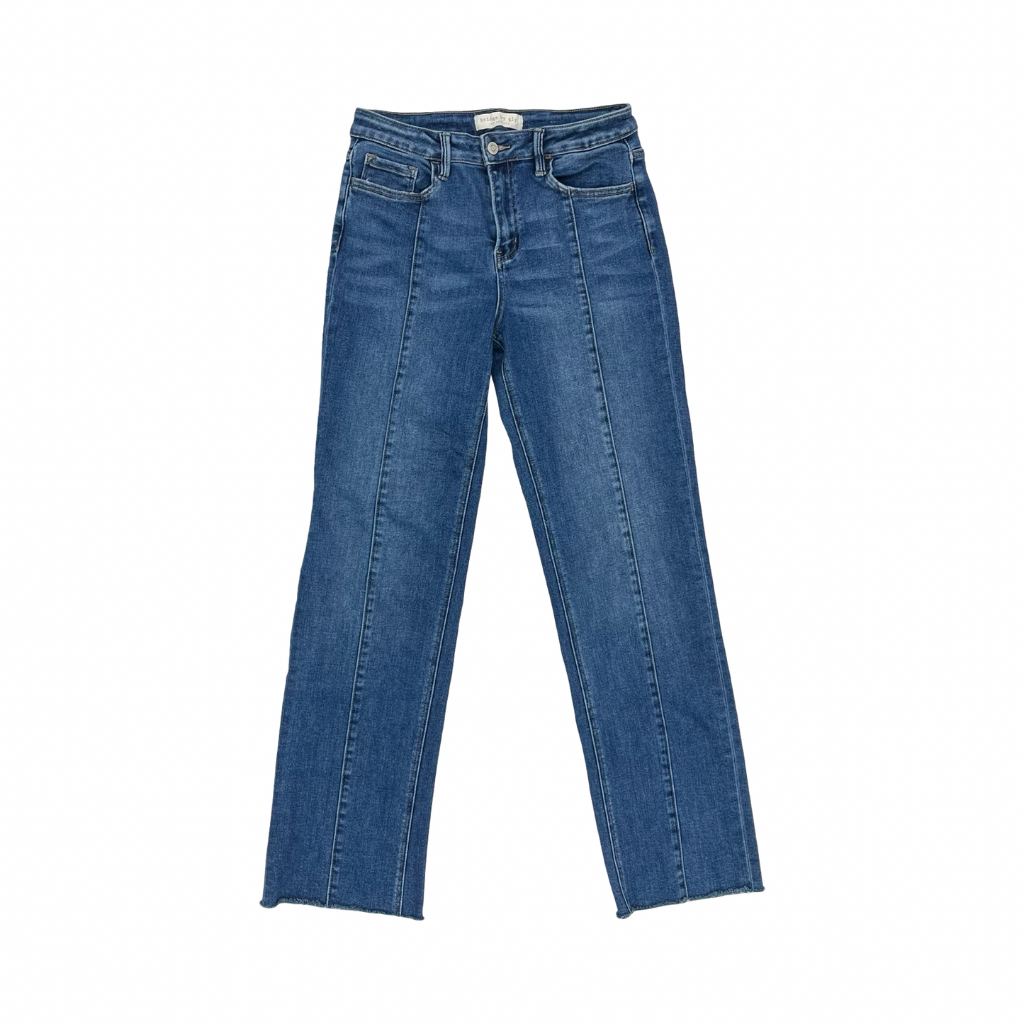 Jeans Straight By Clothes Mentor In Blue Denim, Size:6