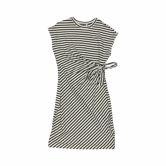 Dress Casual Midi By Grace + Karma In Black & Cream, Size:Xl