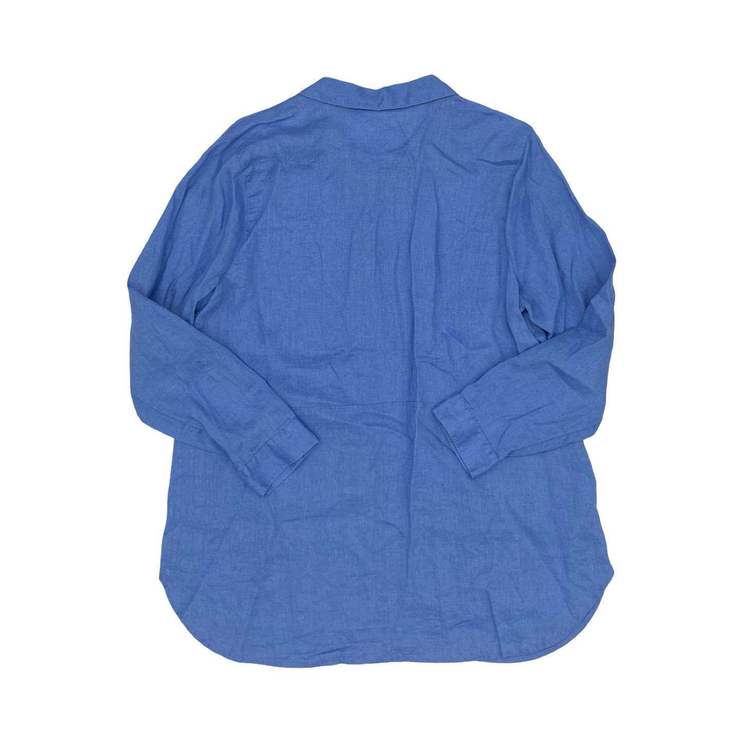Blouse Ls By J. Jill In Blue, Size:Lp