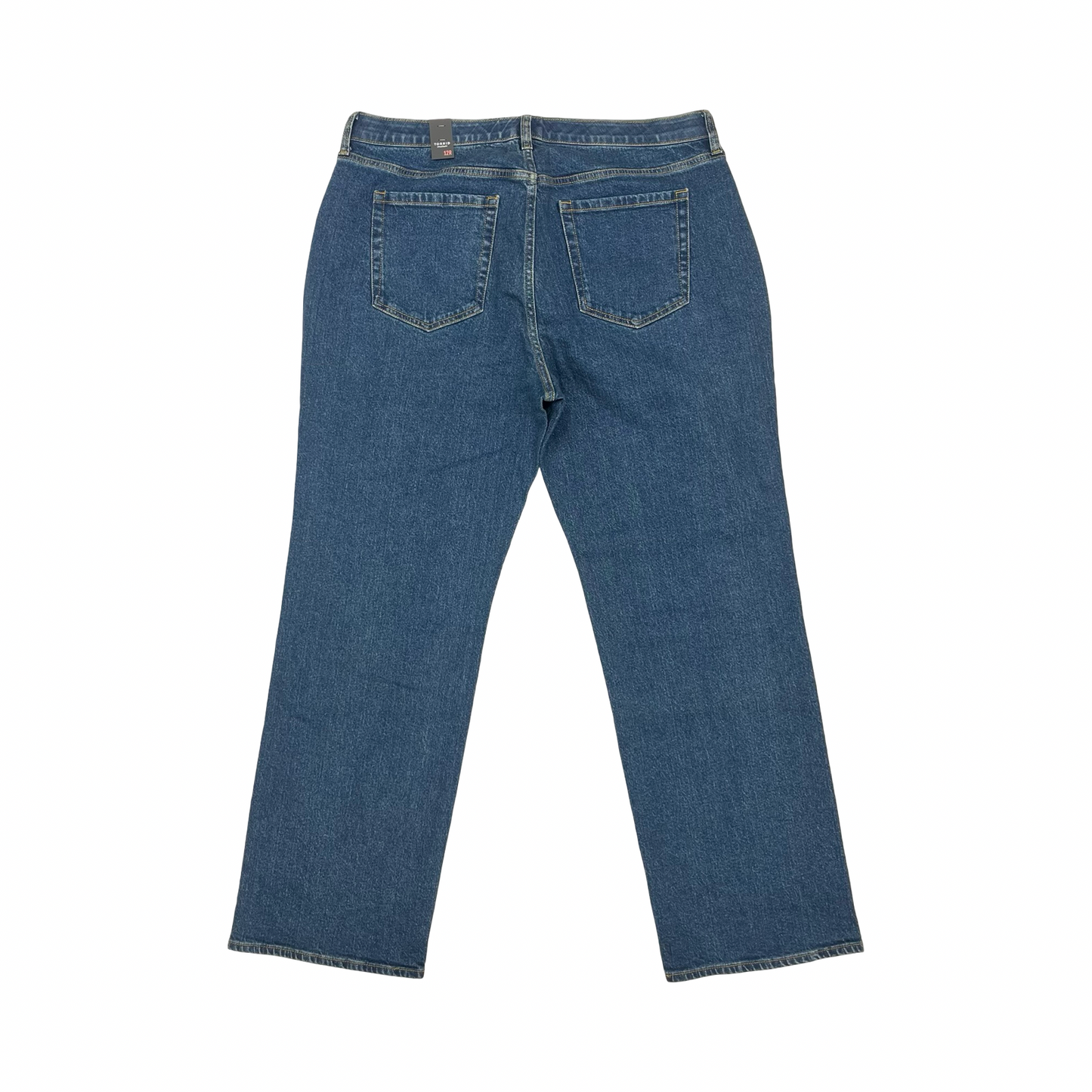 Jeans Straight By Torrid In Blue Denim, Size:12