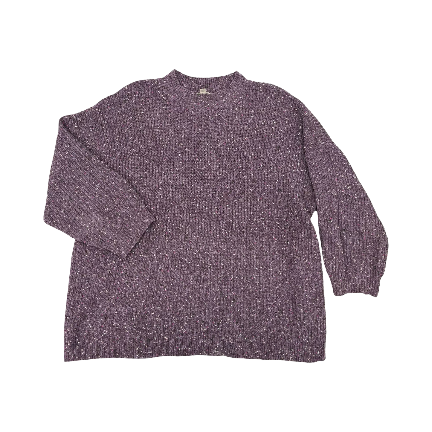 Sweater By Terra & Sky In Purple, Size:3X