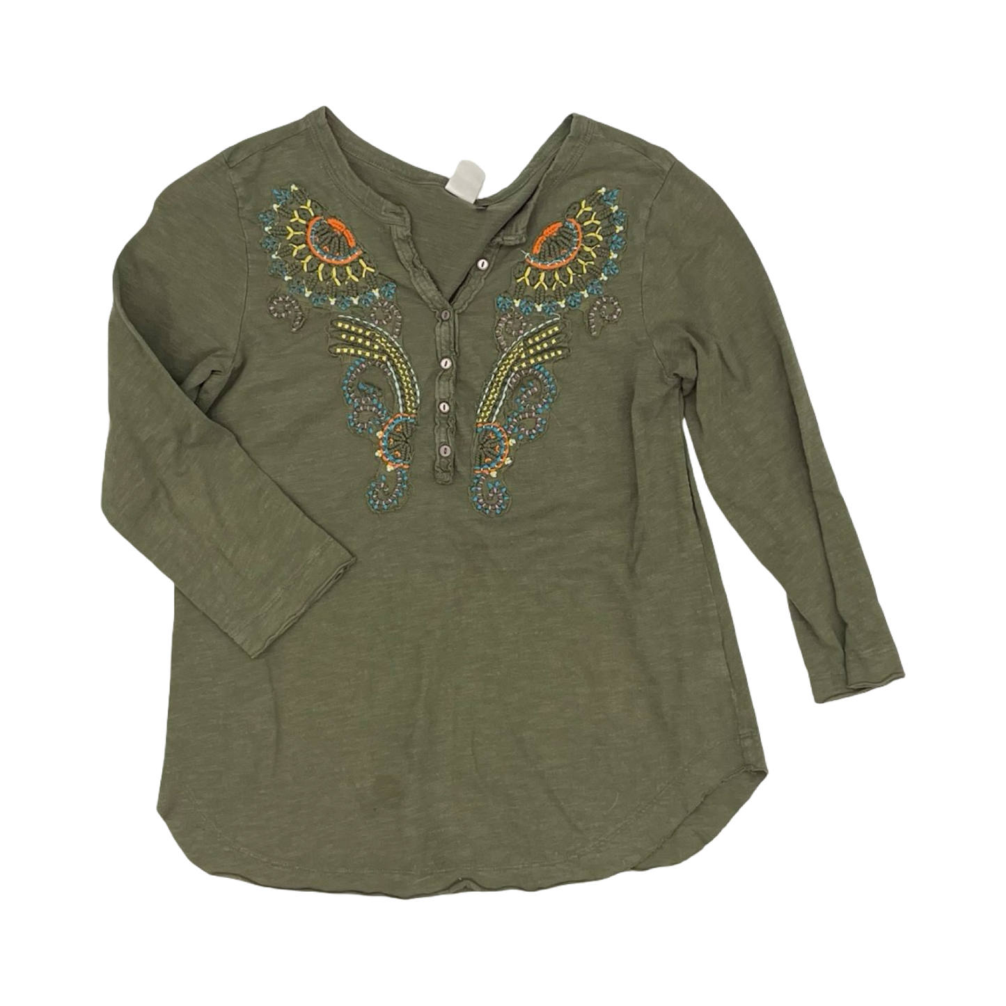Top 3/4 Sleeve By Akemi And Kin In Green, Size:S