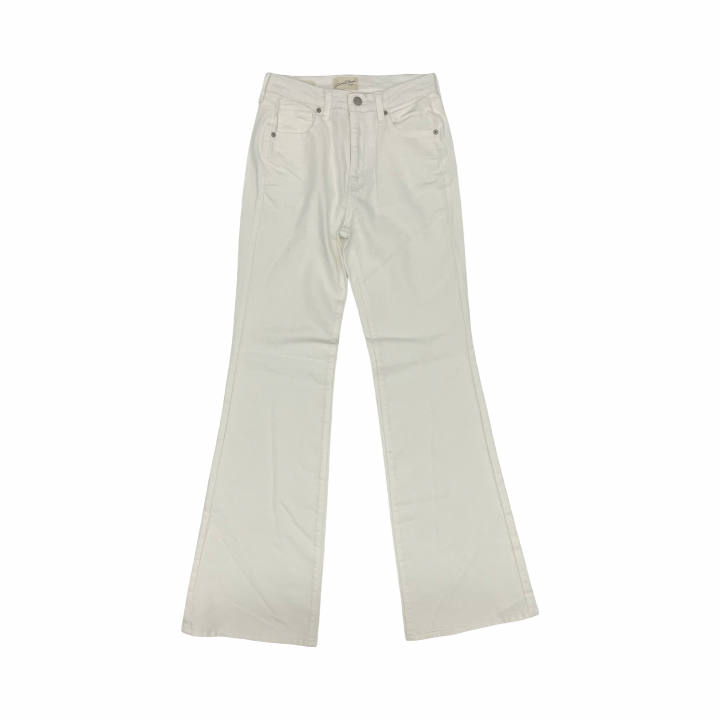 Jeans Wide Leg By Universal Thread In White Denim, Size:2