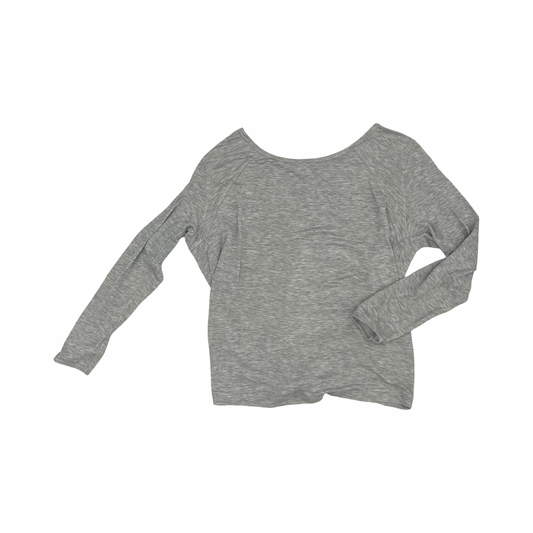 Athletic Top Ls Crewneck By Zella In Grey, Size:Sp