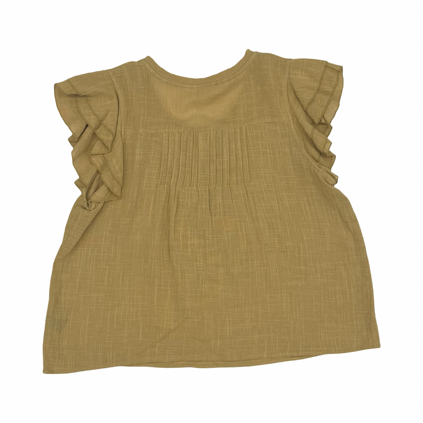 Blouse Ss By By Together In Brown, Size:L