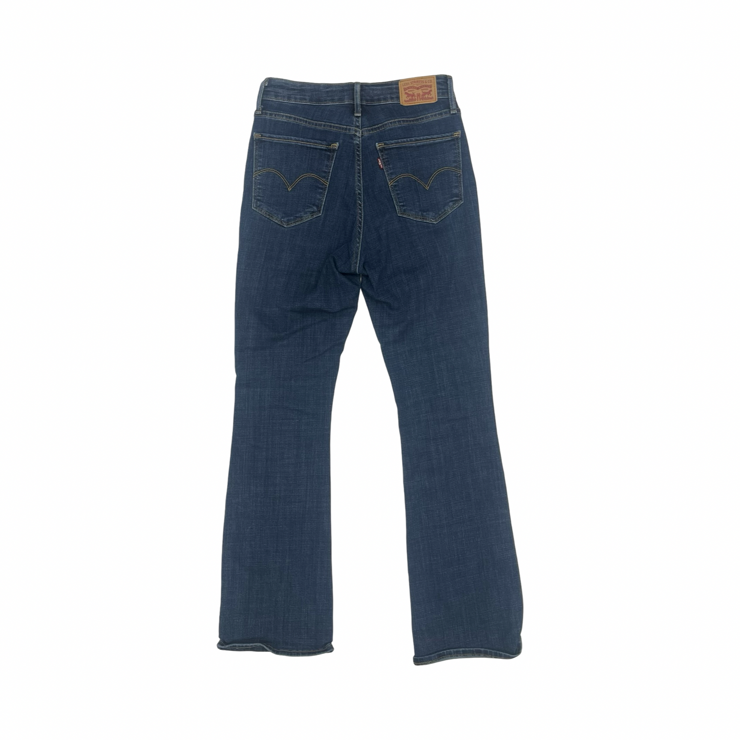 Jeans Flared By Levis In Blue Denim, Size:4