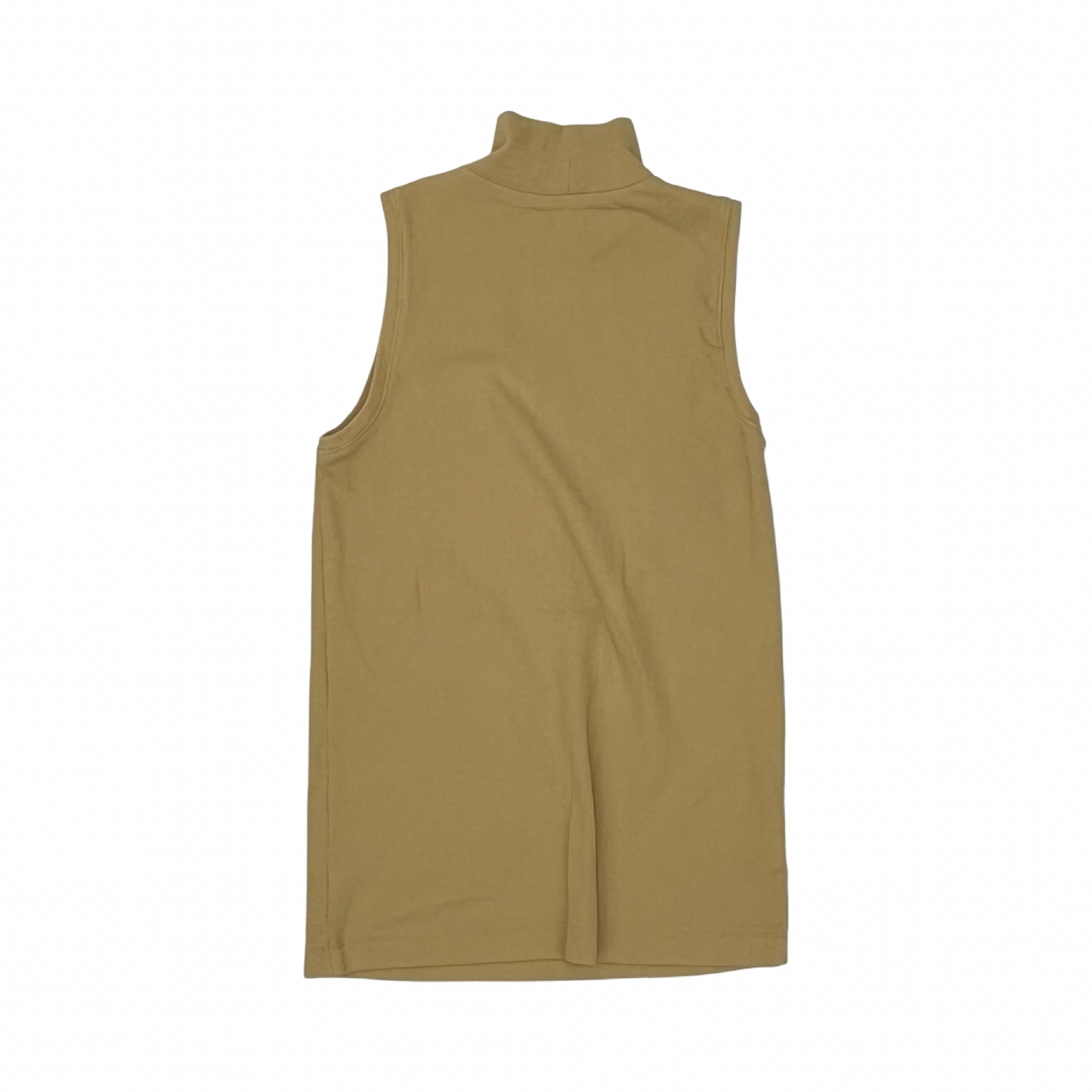 Top Sleeveless By Loft In Gold, Size:M