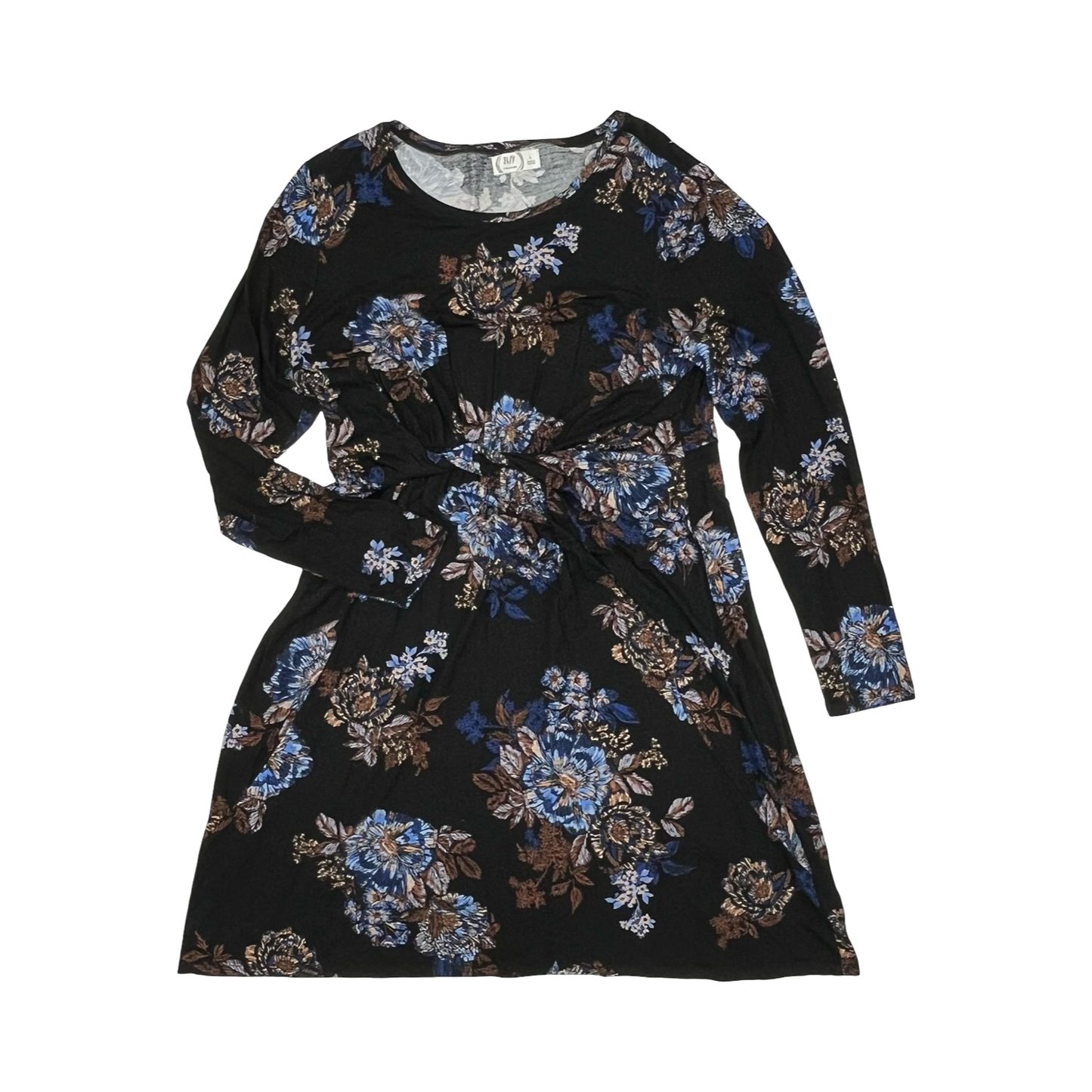 Dress Casual Short By Maurices In Black & Blue, Size:L