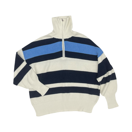 Sweater By Aerie In Blue & White, Size:M