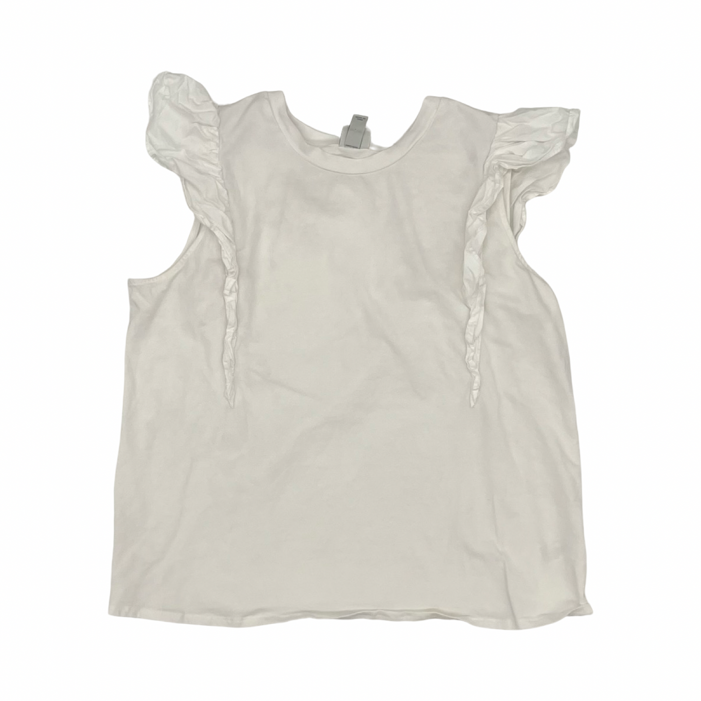 Top Sleeveless By A New Day In White, Size:Xl