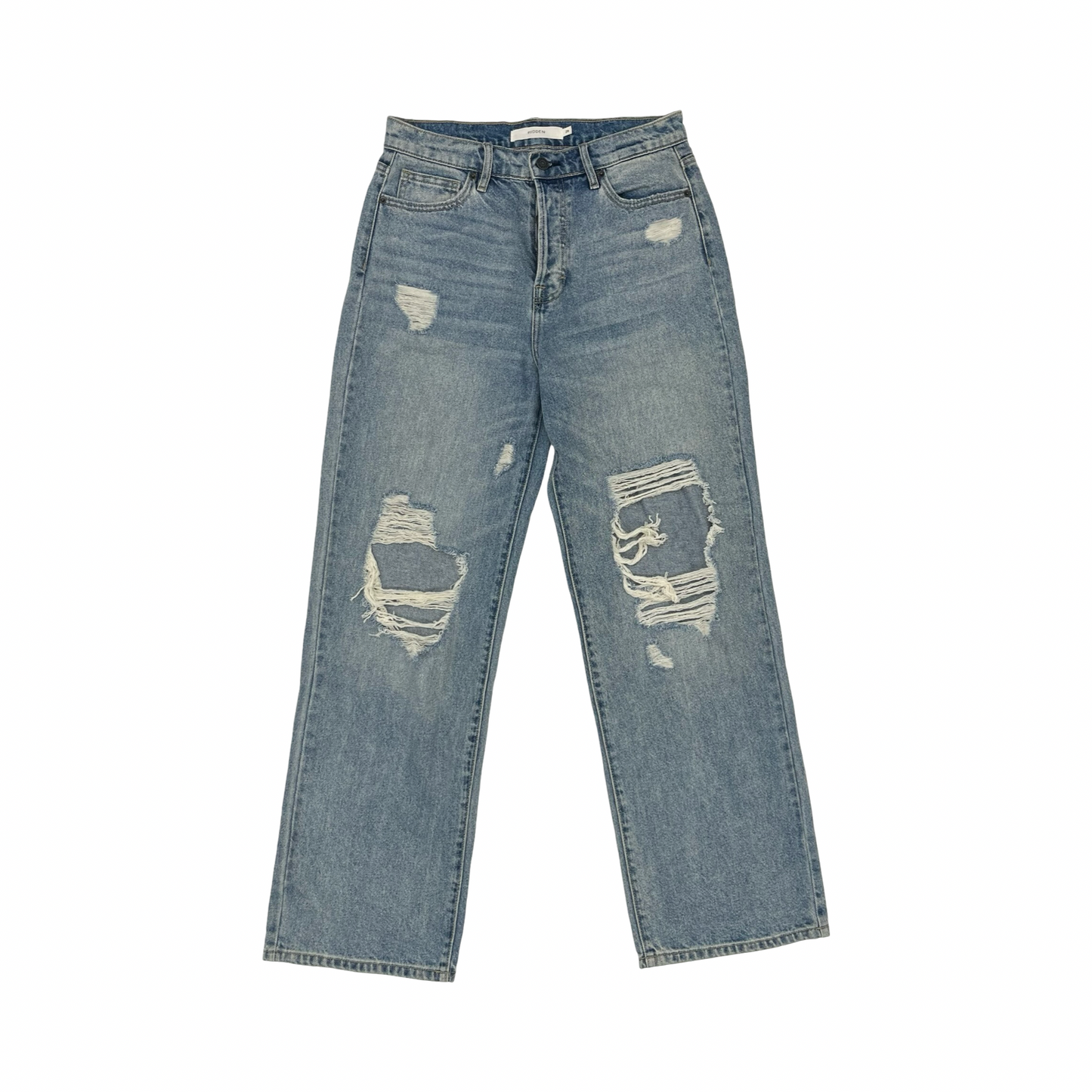 Jeans Straight By Hidden In Blue Denim, Size:8